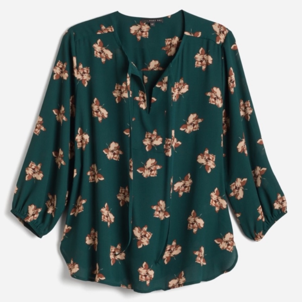 Stitch Fix l West Kei Cassia Tie Detail Blouse, Small